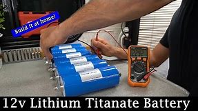 DIY 12v LTO (Lithium Titanate) Battery