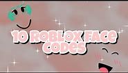 10 Roblox Face codes||Roblox