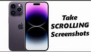 How To Take Full Page Screenshot On iPhone | Take a Scrolling Screenshot On iPhone