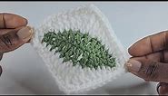 Crochet Leaf Granny Square | EASY Tutorial