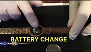 Replacing a Quartz Wristwatch Battery Easy and Cheaply