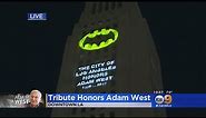 LA City Hall Lights Up The Night Sky To Honor 'Batman' Adam West