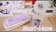 My Cozy Collection: 11 Must Have Purple Stationery Items