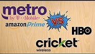 Metro By T mobile VS Cricket wireless plans (Head to Head)
