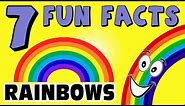 7 FUN FACTS ABOUT RAINBOWS! FACTS FOR KIDS! Rainbow! Learning Colors! Rain! Sky! Funny! Sock Puppet!