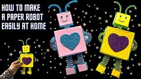 HOW TO MAKE A PAPER ROBOT EASY | Make a Useful Toy Out of Waste Cardboard and Paper