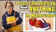 Paint Apples in Watercolor | Step by Step Tutorial