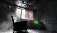 FREE HD Green Screen - CREEPY ROOM CHAIR CLOCK TV
