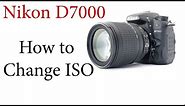 Nikon D7000: How to Change the ISO