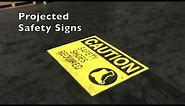 Safety Sign Projections in Factories and Industrial Environments