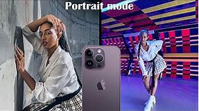 iphone 14 pro max portrait mode