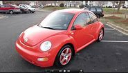 2002 Volkswagen Beetle Turbo Snap Orange Limited Edition Start Up, Exhaust, and In Depth Tour