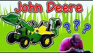 Putting Together a Rolly Toy Tractor With Loader and Excavator - John Deere