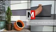 Installing Metal Wall Panels