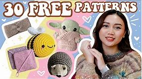 30 *FREE* Patterns for Holiday Gifts | Knitting + Crochet