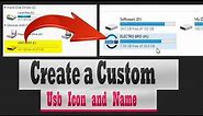 Create a Custom USB Icon and Name | CUSTOMIZE any USB flash drive | Simple Computer Tricks
