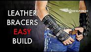 Leather Arm Bracers - Tutorial and Pattern Download