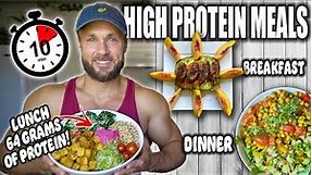 10 Minute Vegan Meals | High Protein & Delicious 🔥