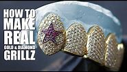 How to Make Gold Grillz (Real Gold & Diamond Teeth) The ULTIMATE Guide - TV Johnny, Icebox
