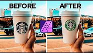 How to Replace a STARBUCKS Logo in Affinity Photo 2 iPad