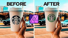 How to Replace a STARBUCKS Logo in Affinity Photo 2 iPad