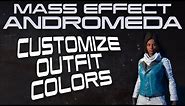 Mass Effect Andromeda: How to Change Outfit & Armor Colors (Wardrobe Save Bug Fix)
