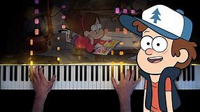 Gravity Falls Theme - Piano Cover + Sheet Music