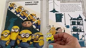 MINIONS THE RISE OF GRU TOYS PRETEND PLAY BUSY BOOK READ ALOUD