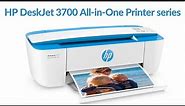 Setup of HP DeskJet 3700 All-in-One Printer series