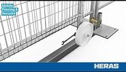 Assembly Sliding Fence Animation Heras Mobile Fencing & Security