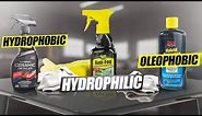 Hydrophobic vs Hydrophilic vs Oleophobic - What’s The Difference?