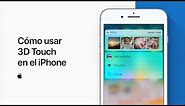 Cómo usar 3D Touch en el iPhone – Soporte técnico de Apple
