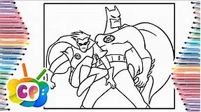 Batman and Robin coloring page/Superheroes coloring pages/ Janji - Heroes Tonight [NCS Release]