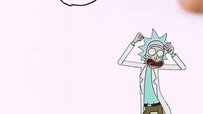 How To Draw Rick Sanchez from Rick and Morty: step by step tutorial