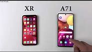 SAMSUNG A71 vs iPhone XR : Speed Test Comparison
