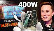 New Flexible Solar Panels, 400WATT, 250 Years Will Bust Tesla's Solar Panels in Texas!