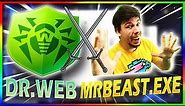 Dr.Web Antivirus VS MrBeast.exe Virus! | Antivirus Test