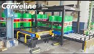 Drum Handling Conveyors systems and Drum Palletizer