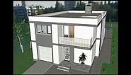 MODEL E-9 by AQ DOO, Moderna porodična kuća - četiri sobe, 200 m2