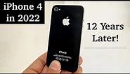 iPhone 4 After 12 Years in 2022 😍 🔥| This is Crazy! (HINDI)