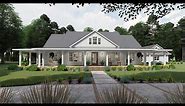 McKay House | Ranch House Plan | Country Floor Plan