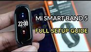 Mi Smart Band 5 : Complete Setup Guide