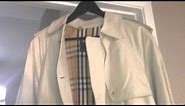 How To Find The Size Of Your Burberry Burrberrys Trench Rain Coat And Look For Authentic Markings