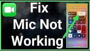 How To Fix Microphone Not Working On FaceTime