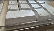 Cleaning a 20 year old Apple Wireless Keyboard (A1016)