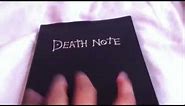 Death Note Notebook Unboxing