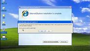 Upgrade Internet Explorer 6 to IE 8 on a Windows XP SP3?