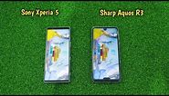 Amazing !!! Sony Xperia 5 vs Sharp Aquos R3 | Speed Test