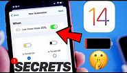 Automatically Turn ON Low Power Mode at ANY % - iOS 14 Tricks