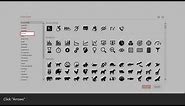 How to insert Arrow icons in PowerPoint Desktop Slide